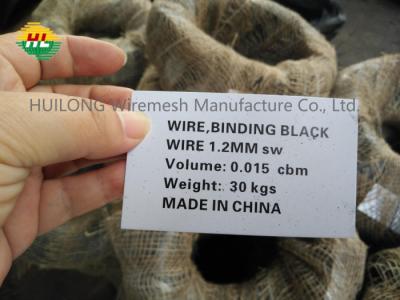 China 1.2mm Diameter Iron Binding Wire 30kg Per Coil ISO9001 With Good Flexibility for sale