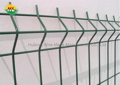 China Powder Coated Welded Mesh Fence Curved 3D V Bend For Garden for sale