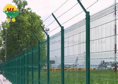 China 450mm PVC Coated Galvanized Concertina Security Border Fence en venta