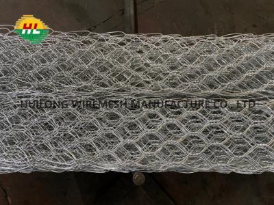 China 60x80mm Gabion  Mesh Wire 2.2mm Selvedge Wire 2.7mm for sale