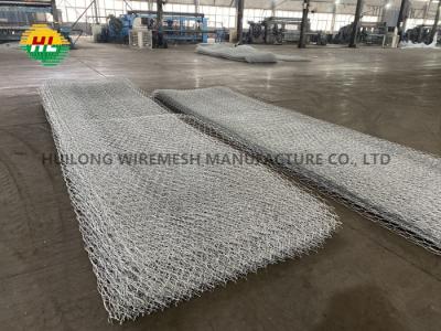 China Heavy Galvanized Hexagonal Gabion Baskets Retaining Wall 3.0mm/3.9mm Diameter for sale