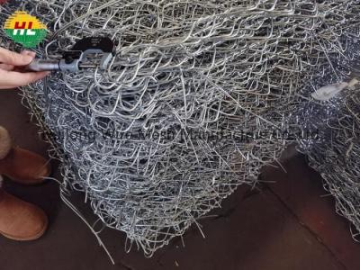 中国 2*1*1m Gabion Wire Mesh Basket For River Construction Project 販売のため