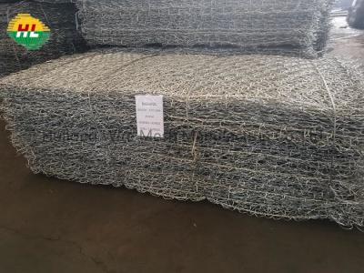China Gabion Woven Wire Mesh 2*1*1m 8x10 Cm Mesh For Protect River Banks for sale
