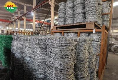 China 3'' Spacing Galvanized Barbed Wire For Farm Fencing Applicated for sale