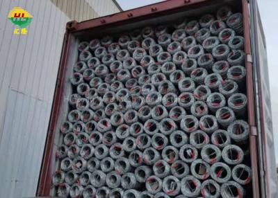 China Alambre de púas de acero galvanizado sumergido caliente 1.24*1.24m m los 200m en venta
