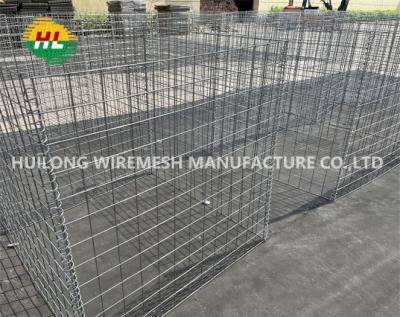 China 20 Cells Hesco Defensive Barriers Bastion Wall 2.21m Height 1.52m Width 32.5m Length Mil10 for sale