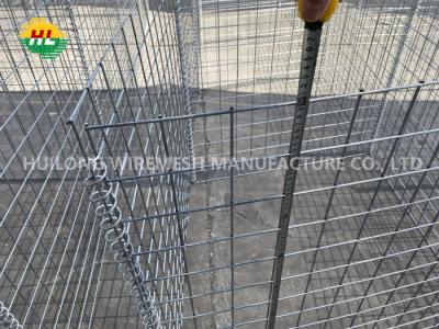China 3x3 Hesco Containers Welded Bastion Heavy Duty With Geotextile Sheet for sale