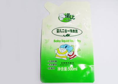 China 500ml Special Shape Detergent Stand Up Pouch / Plastic Bags For Washing Powder for sale