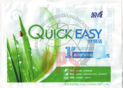 China 2 Layer Laminated Flexible Packaging , Plastic Washing Powder Bags for sale