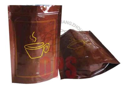 中国 小さいResealableジッパー ロック袋、15*23.5cmのコーヒーは袋を立てる 販売のため