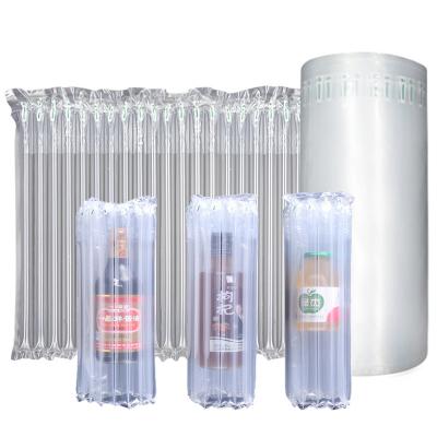 China Nontoxic Practical Inflatable Air Packaging , Anti Vibration Wine Bottle Air Bag for sale