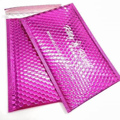 China Waterproof Recyclable Shiny Padded Envelopes , Multipurpose Metallic Bubble Bags for sale