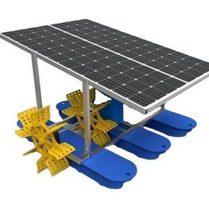 China 12V 2m Solar Paddle Wheel Aerator for sale