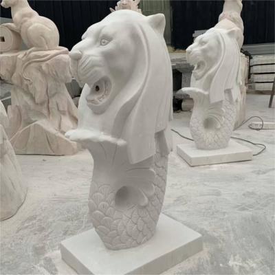 China Casting Custom Marble Sculpture Waterscape Decorative Crafts To Map for sale