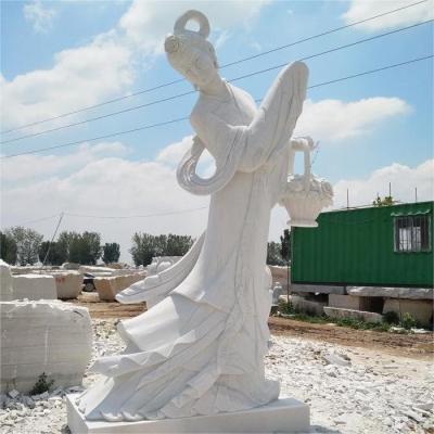 China Polishing Surface White Marble Statue Sculpture Customized à venda