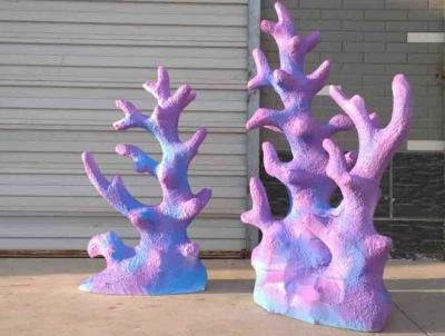 China EPS Expandablepolystyrene Coral Paint Sculpture Decorated In Stores for sale