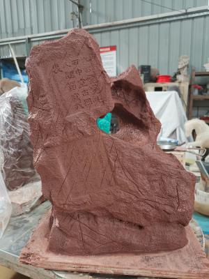China ODM Handmade Clay Sculpture Casting Rockery Fake Stone Sculpture en venta