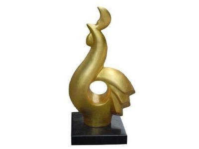 China Escultura de bronce del extracto del escaparate del hotel, escultura animal de cobre adornada en venta