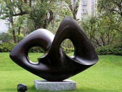 China Forged Bronze Abstract Sculpture Medium Handmade Garden Sculptures for sale