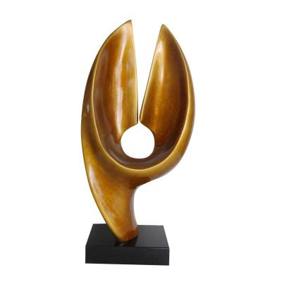 China Forged  Decorative Metal Sculptures Abstract Contemporary Outdoor Metal Sculpture for sale
