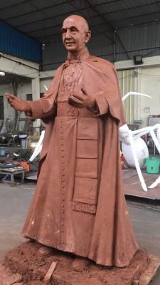 Chine Les personnages religieux cuivrent la sculpture célèbre en portrait pour l'exposition hall à vendre