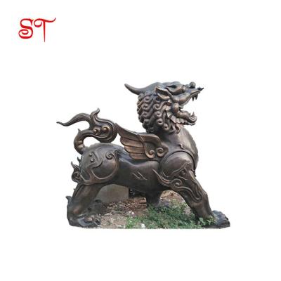 China Escultura de encargo del metal del jardín del león de la estatua de bronce de la escultura, en fer, escultura de la escultura del Arte Clásico en venta