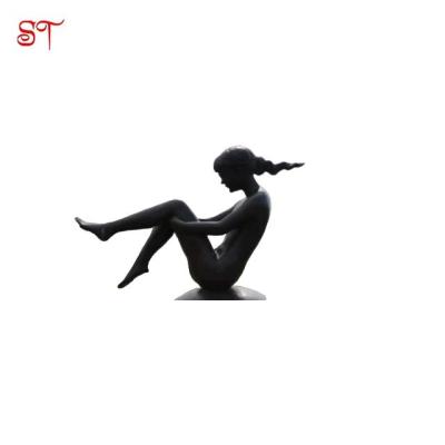 China OEM 1100mm Lady Copper Art Sculpture Gift For Home Decoration Accessories Craft Bronze Women Statues for sale
