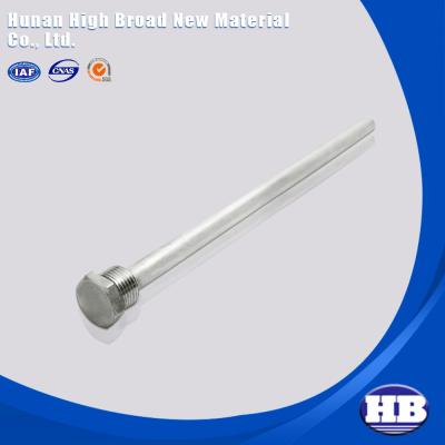 China Extruded Magnesium Rod AZ31B Magnesium Sacrificial Alloys Round Anode Rod for sale