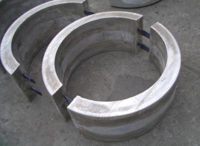 China Pipelines Zinc Bracelet Anodes With underground / under mud / under seawater for sale