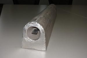 China Corrosion Protection Magnesium Anode For Ships Barges Tugs And Boats Hulls for sale
