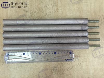 China Salty water heater tank vessle marine Zinc Anode rod ISO DNV BV for sale