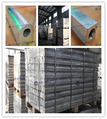China Magnesium Aluminum Zinc Alloy Sacrificial Anode High Potential Magnesium Anodes for sale