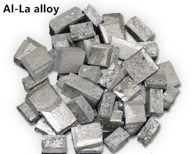 China Aleación de aluminio de LaAl de la aleación del lantano, aleación de tierra rara de aluminio para los hardners en venta