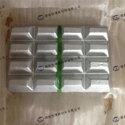 Κίνα Κύρια ταμπλέτα πλινθωμάτων κραμάτων κραμάτων αλουμινίου τιτανίου AlTi10 AlTi15 προς πώληση