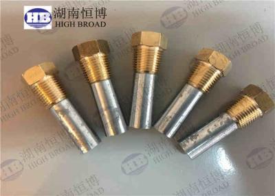 China Ánodo completo del lápiz del cinc de Rod del ánodo del calentador de agua de ASTM B418-95 para el motor marino en venta