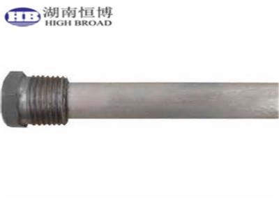 China Home Appliance AZ31B AZ63 Magnesium Water Heater Anode Rod Diameter 3/4