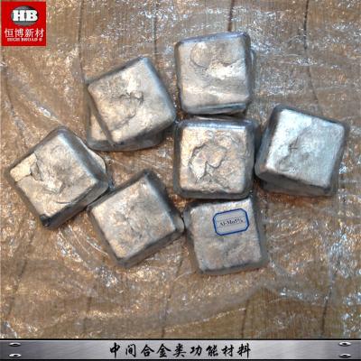 China Aluminum Molybdenum Alloy AlMo5 10 20 Aluminum Molybdenum Master Alloy ICP Testing for sale
