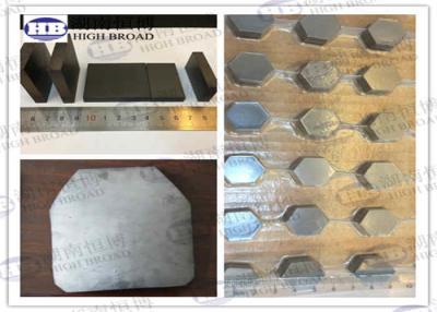 China High Hardness Bulletproof Plates , SiC / Silicon Carbide Ballistic Plate for sale