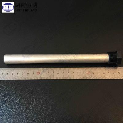 China Sacrificial magnesium anode rod for steel tanks anti rust in water , NPT 3/4