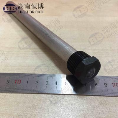 Chine Anode solaire de magnésium de Rod d'anode de chauffe-eau pour résister à l'érosion chimique à vendre
