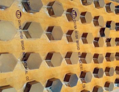 China Silicon Carbide Hexagon plates for bullet-proof armor car or Body armor for sale