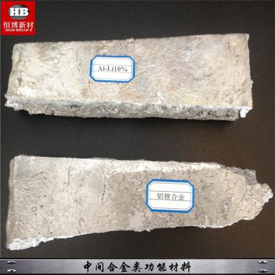 Chine L'alliage principal en aluminium d'alliage d'AlLi pour améliorent les propriétés physiques de produit en aluminium à vendre