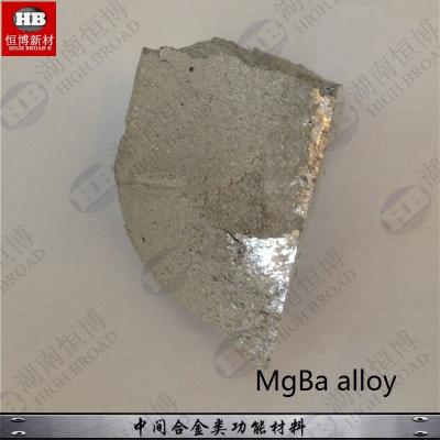 China ISO Certified Magnesium Master Alloy Barium Alloy Mg 10 Mg 20 Master Alloy Ingot for sale