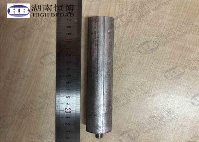 China Boilers Energy Efficient Electric Anode Cast Magnesium Anode Bar With Screwed Steel Core for sale