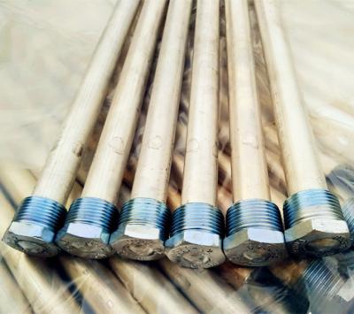 China Extruded Magnesium anode rod for water heater AZ31 & AZ63 customized service for sale