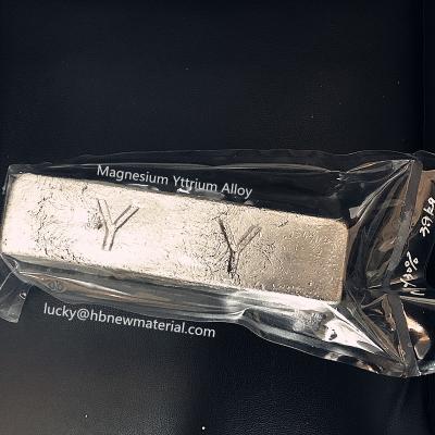 Chine Alliage principal de moulage de magnésium d'industrie, lingot MgY30 d'alliage de yttrium de magnésium à vendre