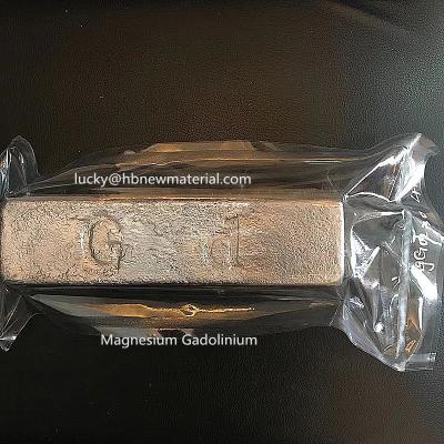 Chine Alliage de gadolinium de magnésium d'OIN MgGd30 pour l'amélioration de grain à vendre