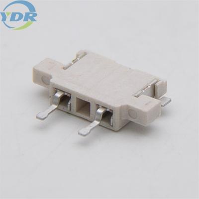 China 5.0 Pitch 2 Pin Wafer Connector Beige SMT Right Angle PCB Board Connector for sale