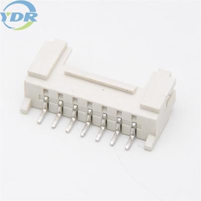China Conector de wafer SMT de 7 pinos bege de 2.0 passo Conector de placa PCB de ângulo reto à venda