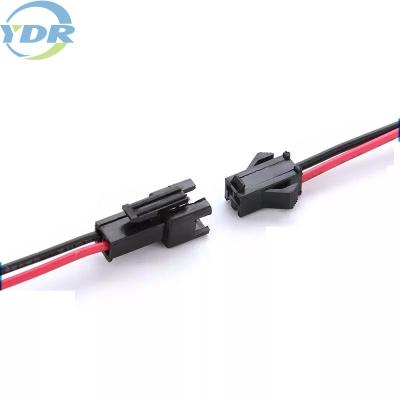 China JST SM2.5 Male Female SMP-02V-BC Wire Harness Cable Assembly SMR-02VB Motorcycle Battery Wire for sale